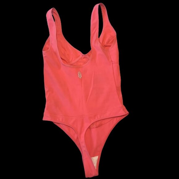 Free People Movement Heart of Gold Leotard Bodysuit Pink XS - Picture 4 of 8